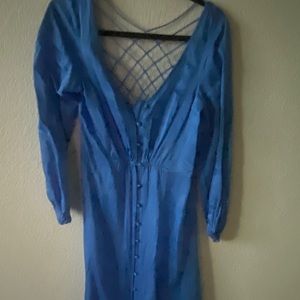 Free people blue dress